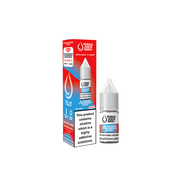 20mg Pukka Juice 5000+ 10ml Nic Salt (50VG/50PG) - PRONTO VAPES