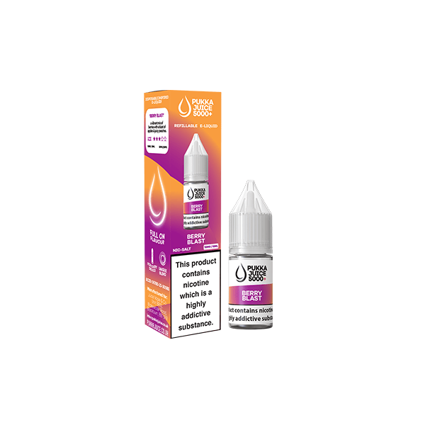 20mg Pukka Juice 5000+ 10ml Nic Salt (50VG/50PG) - PRONTO VAPES