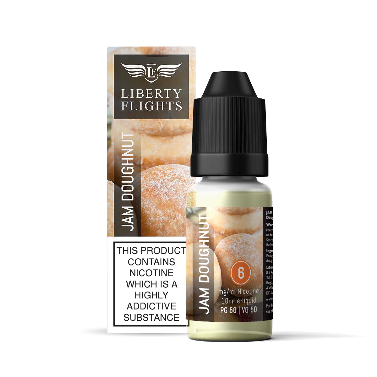 Jam Doughnut Liberty Flights XO E-Liquid