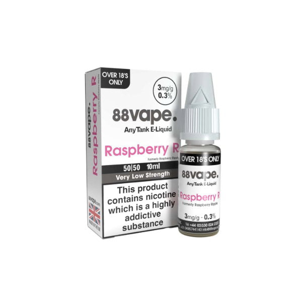 88Vape Original Raspberry R E-Liquid