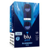 Blueberry Ice blu Bar Prefilled Pods 20mg | 6 Pack Bundle