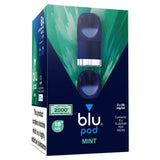 Mint blu Bar Prefilled Pods 20mg | 6 Pack Bundle