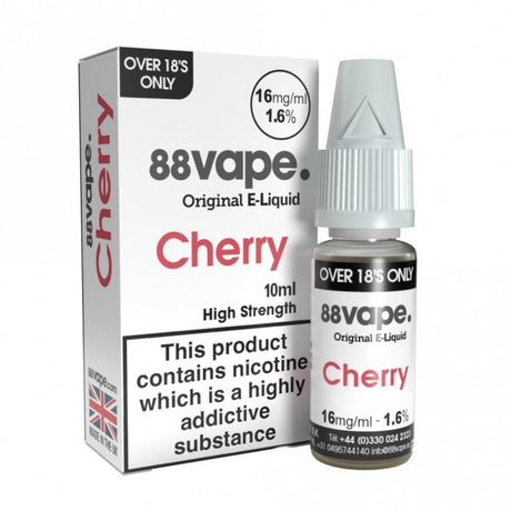88vape Original Cherry E-Liquid - VAPOURS CLUB