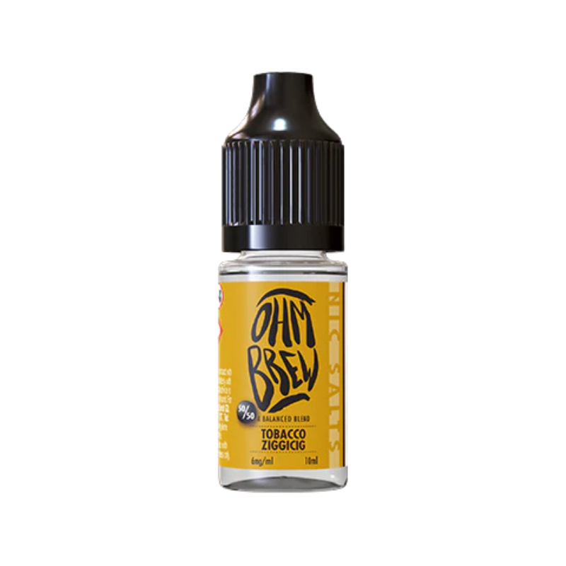 Tobacco Ziggicig Ohm Brew Nic Salt 50/50 E-Liquid