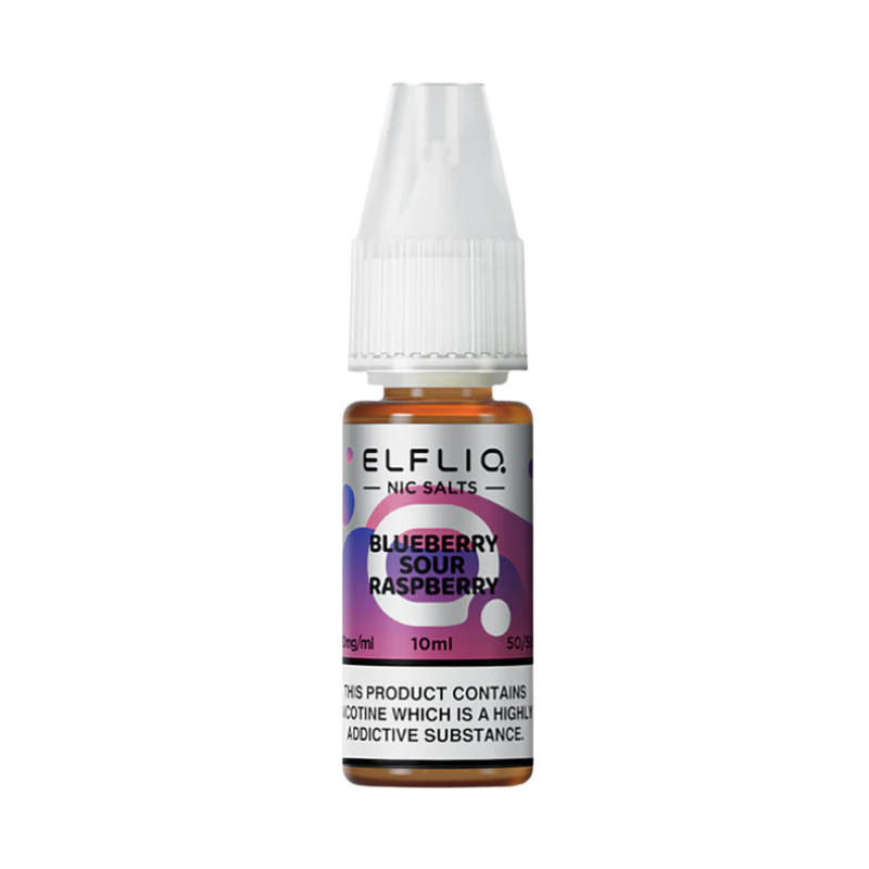 Blueberry Sour Raspberry ELFLIQ Nic Salt E-Liquid by Elf Bar