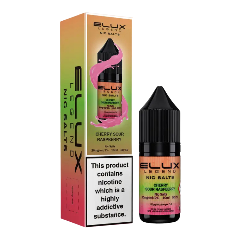 Cherry Sour Raspberry Elux Legend Nic Salt 10ml E-Liquid