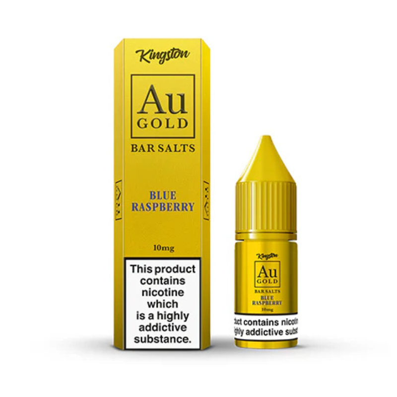 Blue Raspberry AU Gold Nic Salt E-Liquid by Kingston