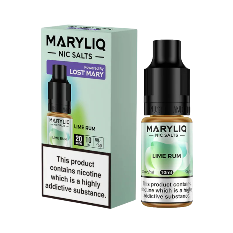 Lime Rum MARYLIQ Nic Salt E-Liquid by Lost Mary