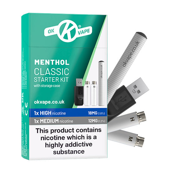 OK Cigalike Classic Starter Kit – Menthol