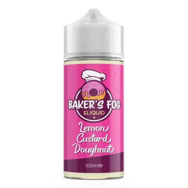Lemon Custard Doughnut Baker's Fog Shortfill 100ml 0mg E-Liquid