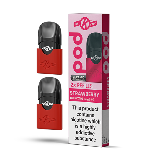 OK VAPE Strawberry Pod Refills