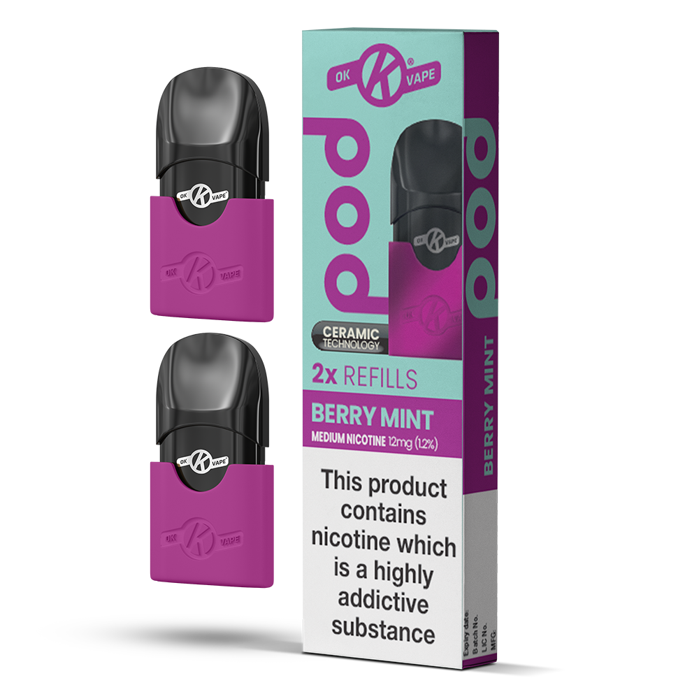 OK VAPE Berry Mint Pod Refills