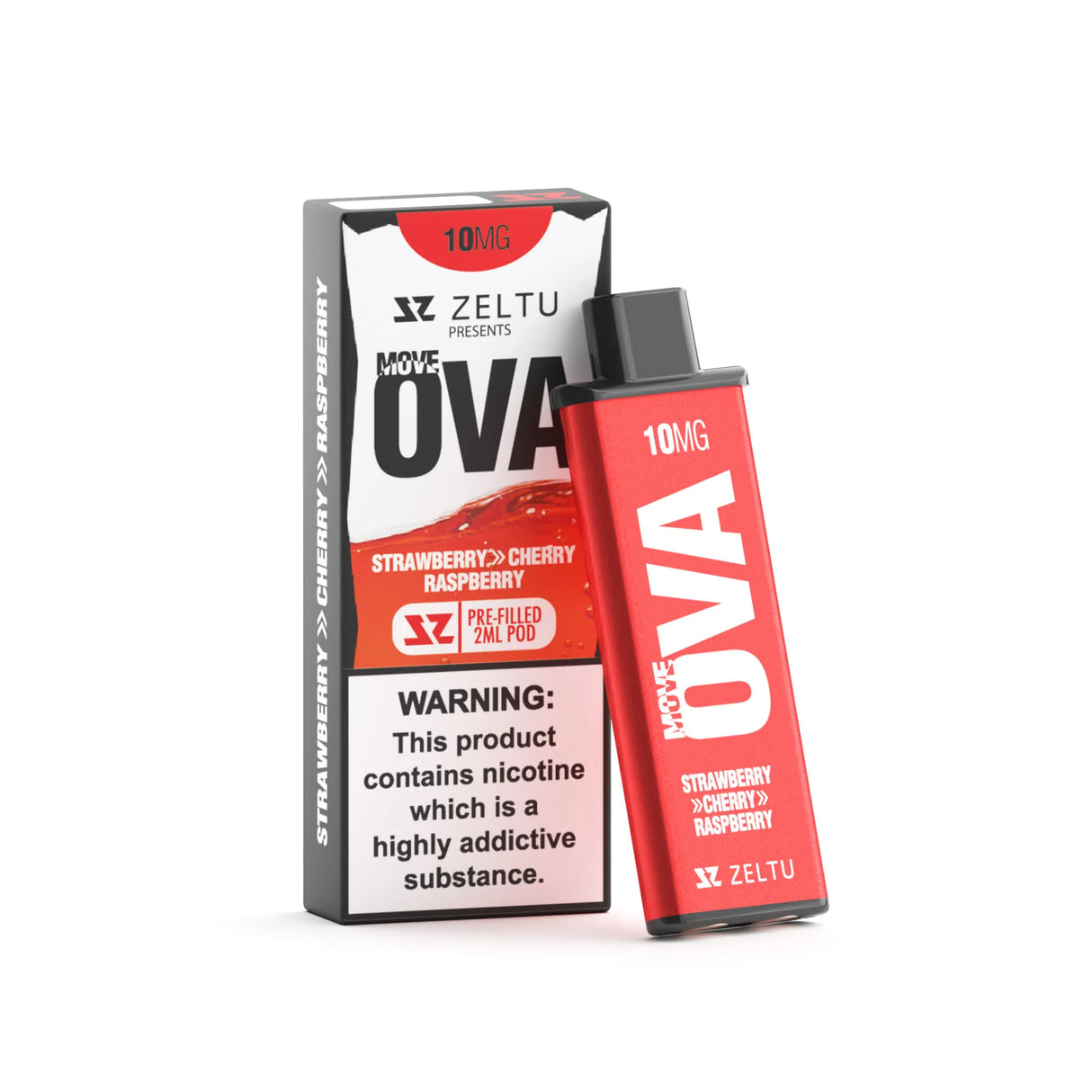 Move Ova – Strawberry Cherry Raspberry Prefilled Zeltu X3 Pod