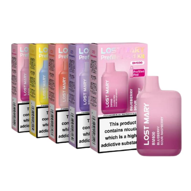 Lost Mary BM600 Prefilled Pod Vape Kit - 20mg