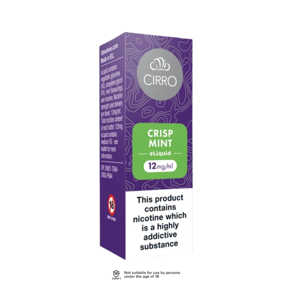 Cirro Crisp Mint 50/50 E-Liquid | 10ml