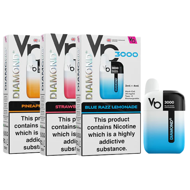 Diamond 3000 Pod Vape Kit By Vapes Bars 20mg