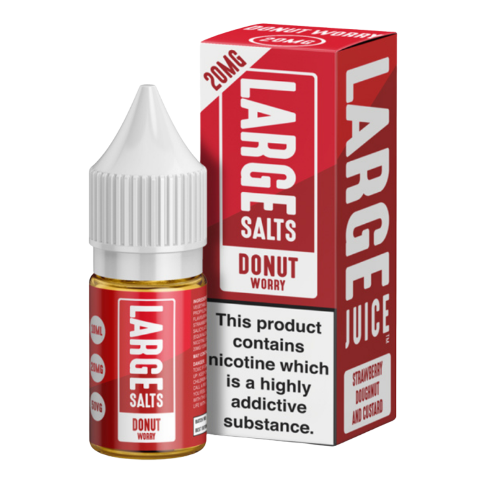 Large Juice Donut Worry Nic Salt E-Liquid