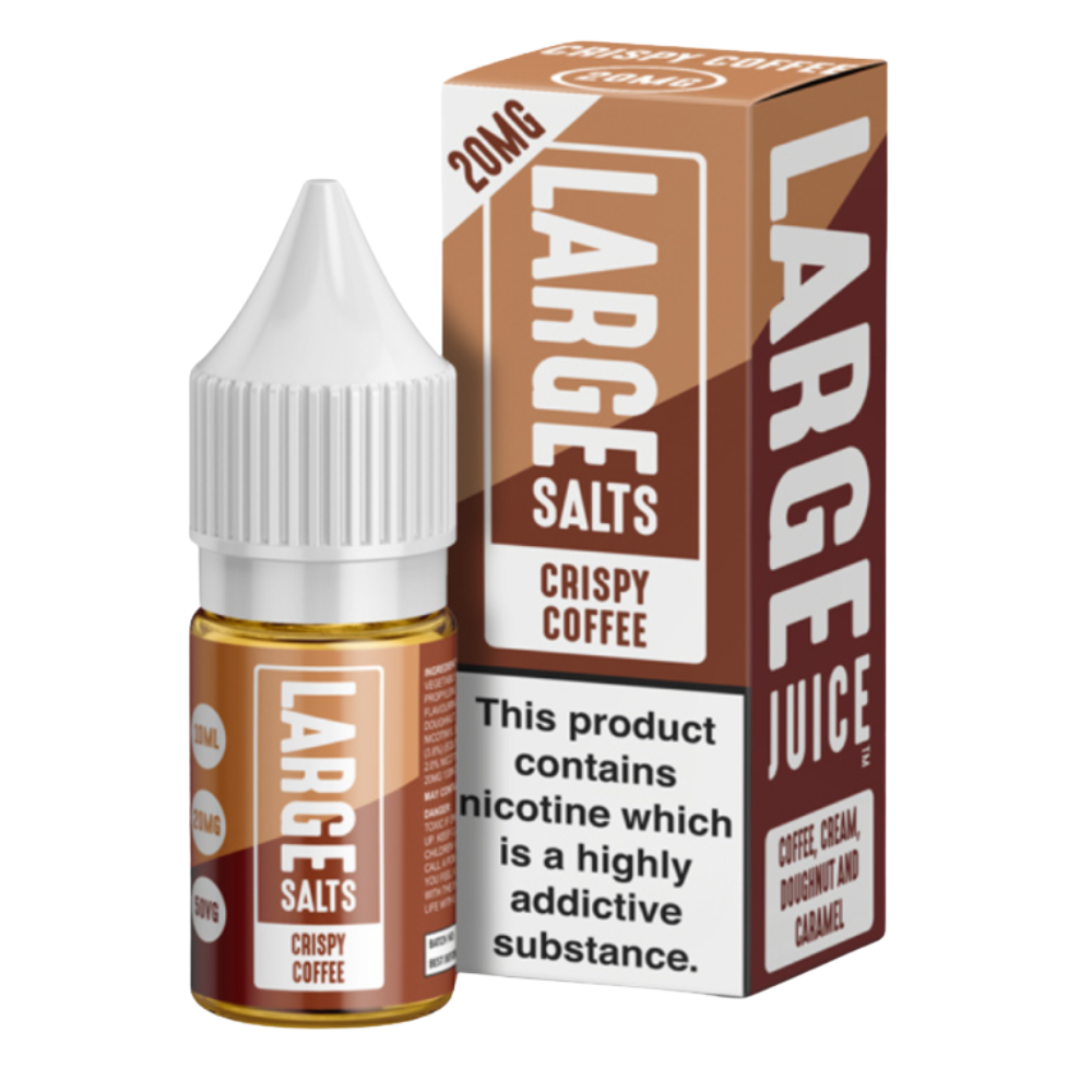 Large Juice Crispy Coffee Nic Salt E-Liquid