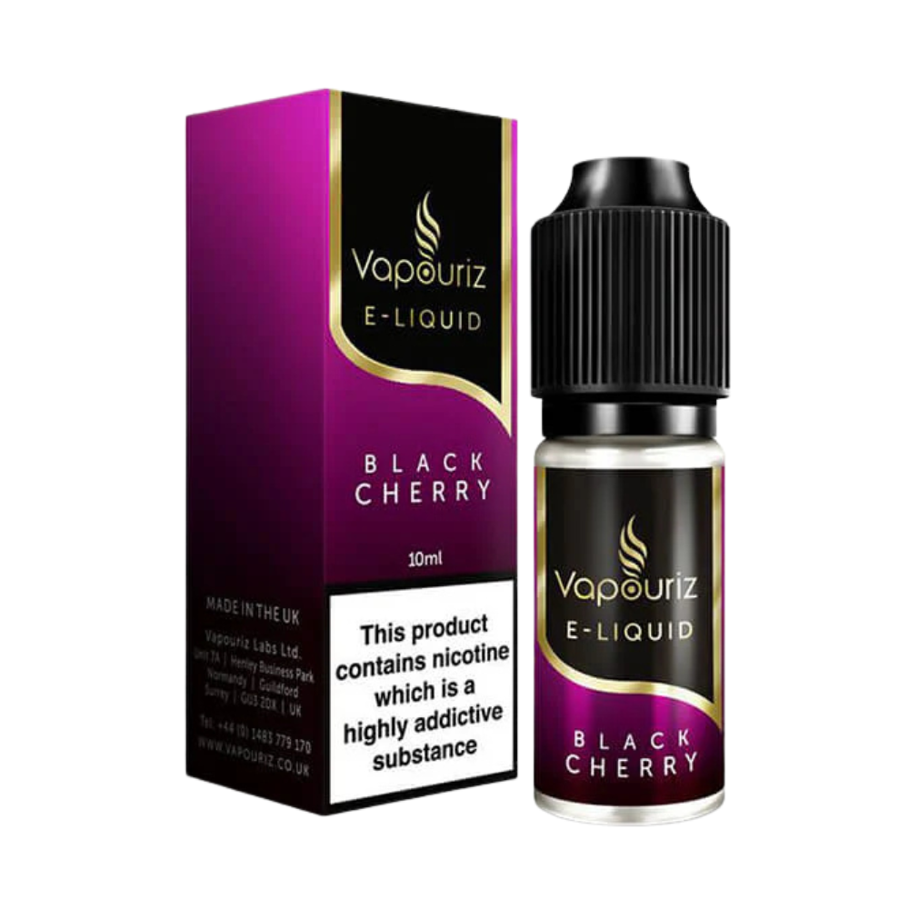 Black Cherry Vapouriz Premium E-Liquid