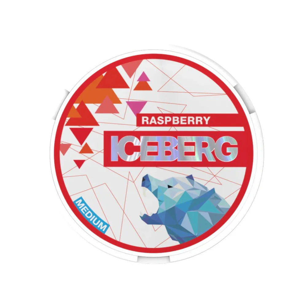 Rasoberry Iceberg Medium Nicotine Pouches 20mg - 20 Pouches