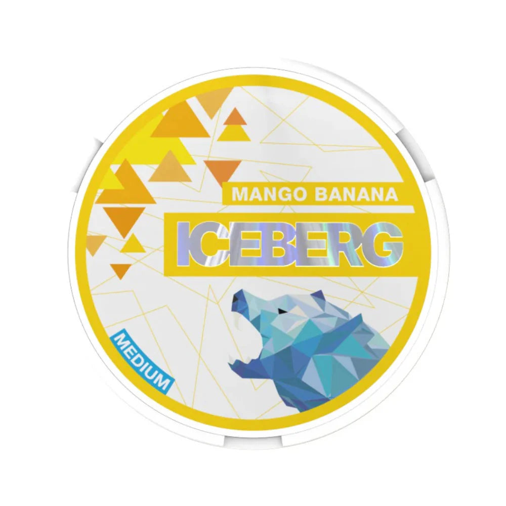Mango Banana Iceberg Medium Nicotine Pouches 20mg - 20 Pouches