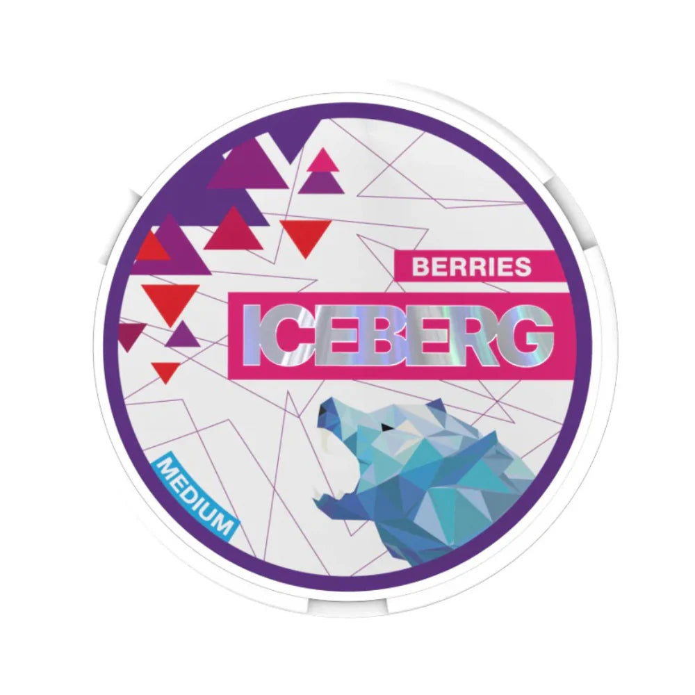 Berries Iceberg Medium Nicotine Pouches 20mg - 20 Pouches
