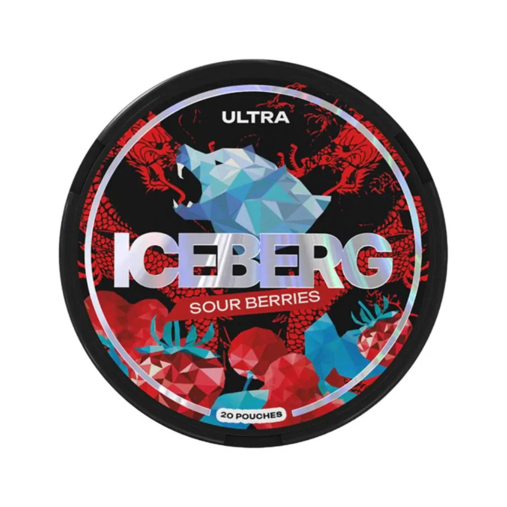 Sour Berries Iceberg Ultra Nicotine Pouches 50mg - 20 Pouches