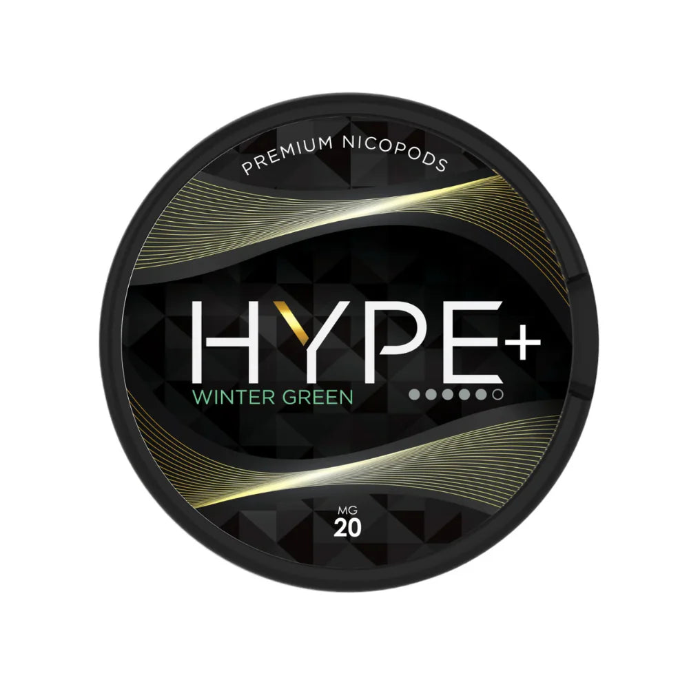 Winter Green Hype+ Nicotine Pouches 20mg - 20 Pouches