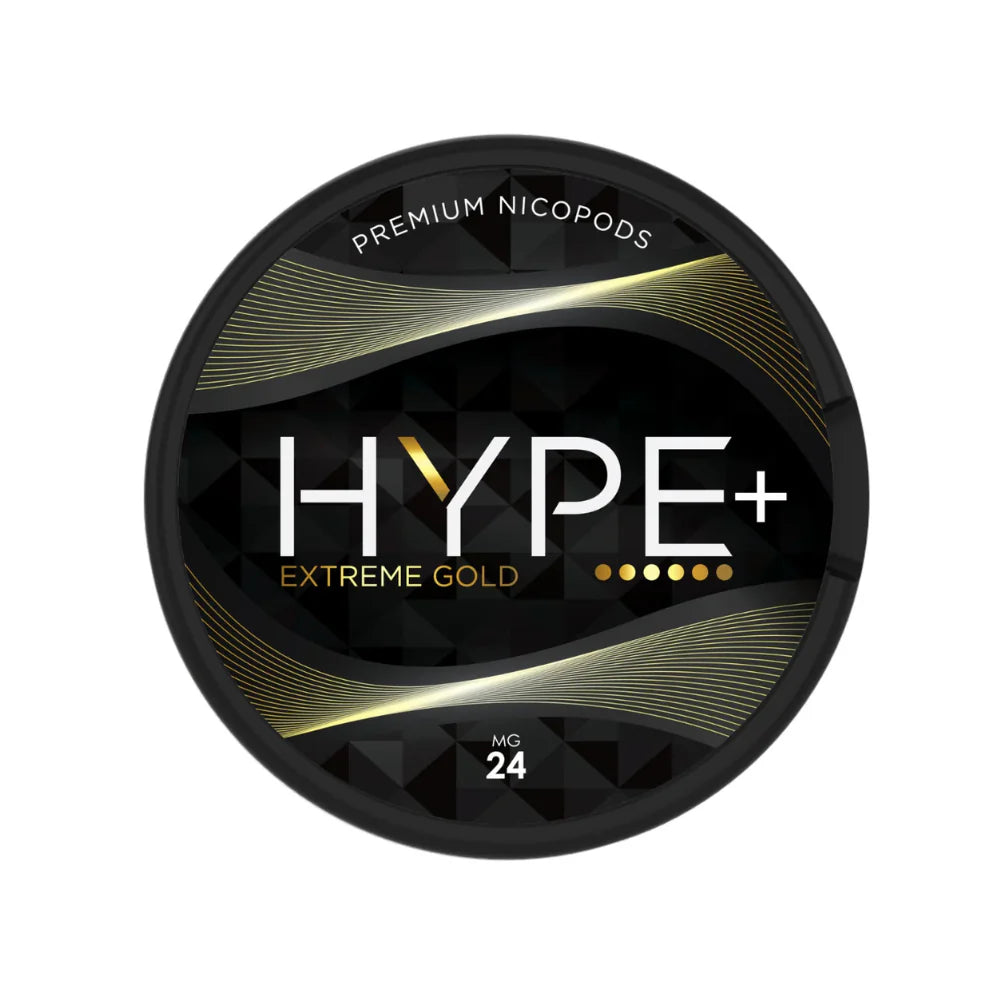 Extreme Gold Hype+ Nicotine Pouches 24mg - 20 Pouches