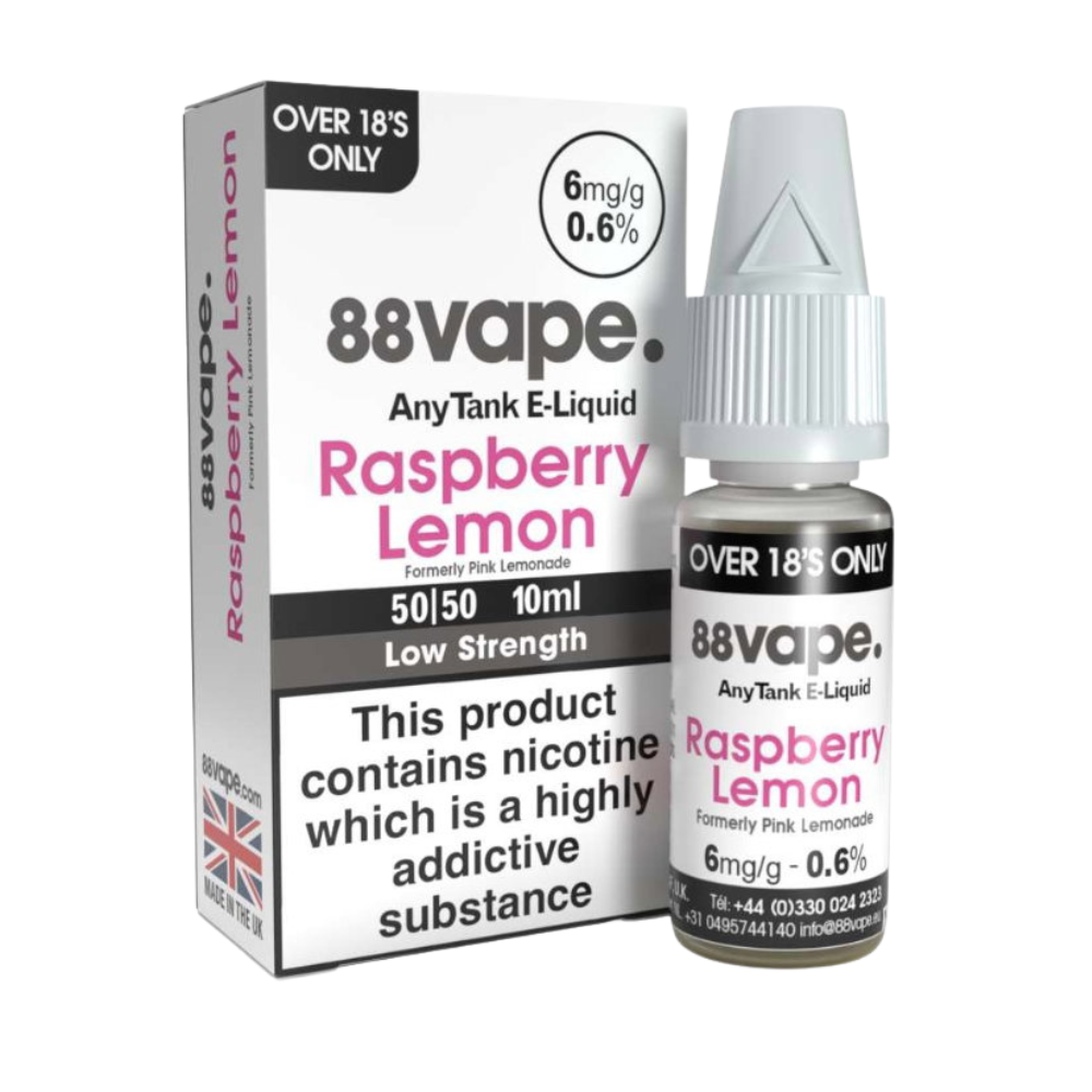 88vape Original Raspberry Lemon E-Liquid
