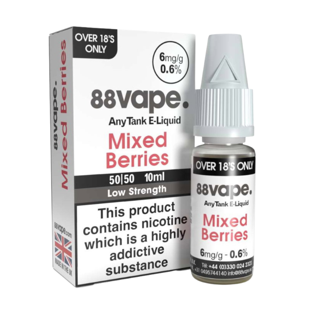 88vape Original Mixed Berries E-Liquid