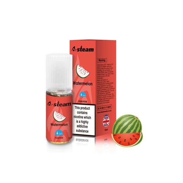 A - Steam Fruit Flavours 12MG 10ML (50VG/50PG) - PRONTO VAPES