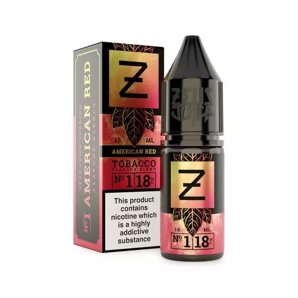 American Red Tobacco Zeus Juice 50/50 Freebase E-Liquid - VAPOURS CLUB