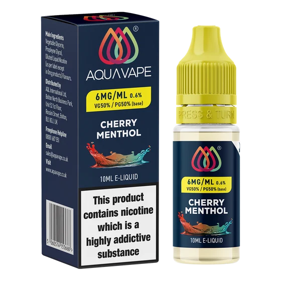 Cherry Menthol AQUA VAPE E-Liquid