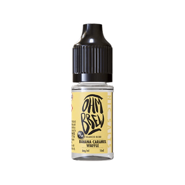 Banana Caramel Waffle Ohm Brew Nic Salt 50/50 E-Liquid - VAPOURS CLUB