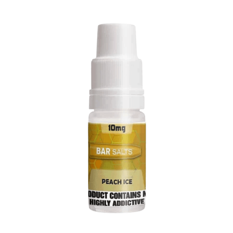 BAR Salts Peach Ice Nic Salt E-Liquid - VAPOURS CLUB