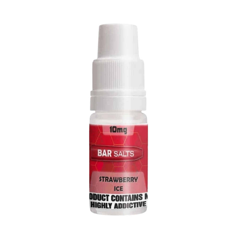 BAR Salts Strawberry Ice Nic Salt E-Liquid - VAPOURS CLUB