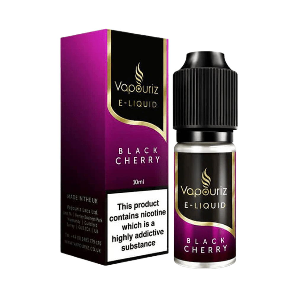 Black Cherry Vapouriz Premium E-Liquid - VAPOURS CLUB