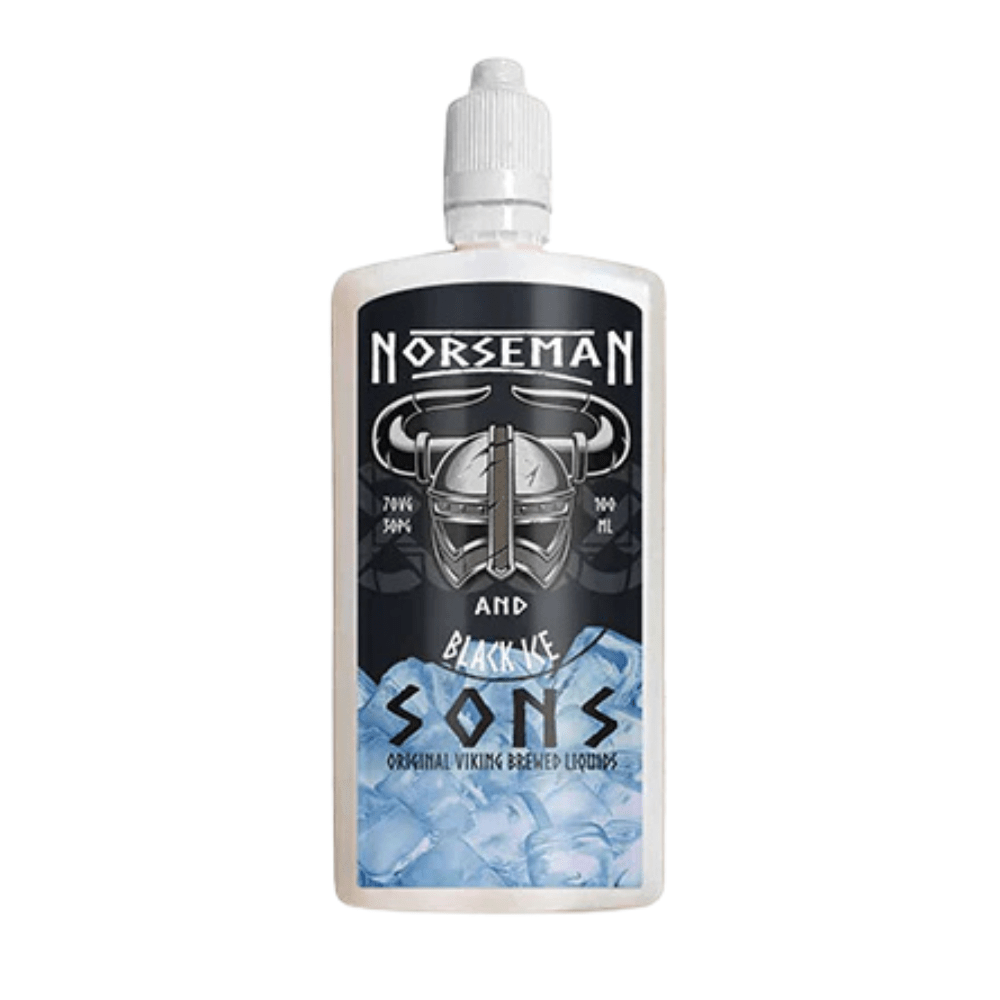 Black Ice Norseman & Sons Shortfill E-Liquid 100ml - VAPOURS CLUB