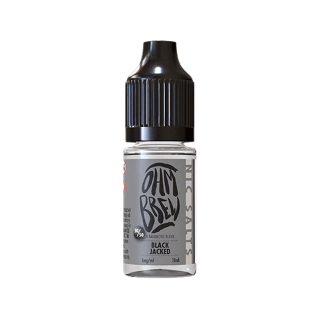Black Jacked Ohm Brew Nic Salt 50/50 E-Liquid - VAPOURS CLUB