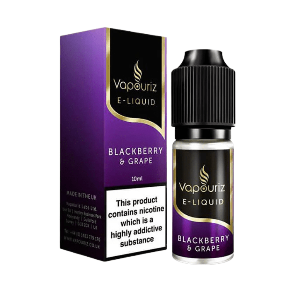 Blackberry & Grape Vapouriz Premium E-Liquid - VAPOURS CLUB