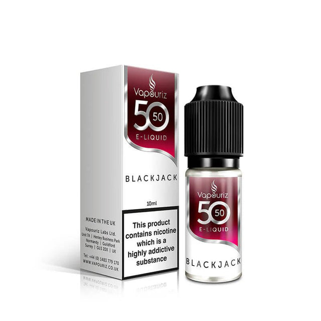 Blackjack Vapouriz 50/50 E-Liquid - VAPOURS CLUB