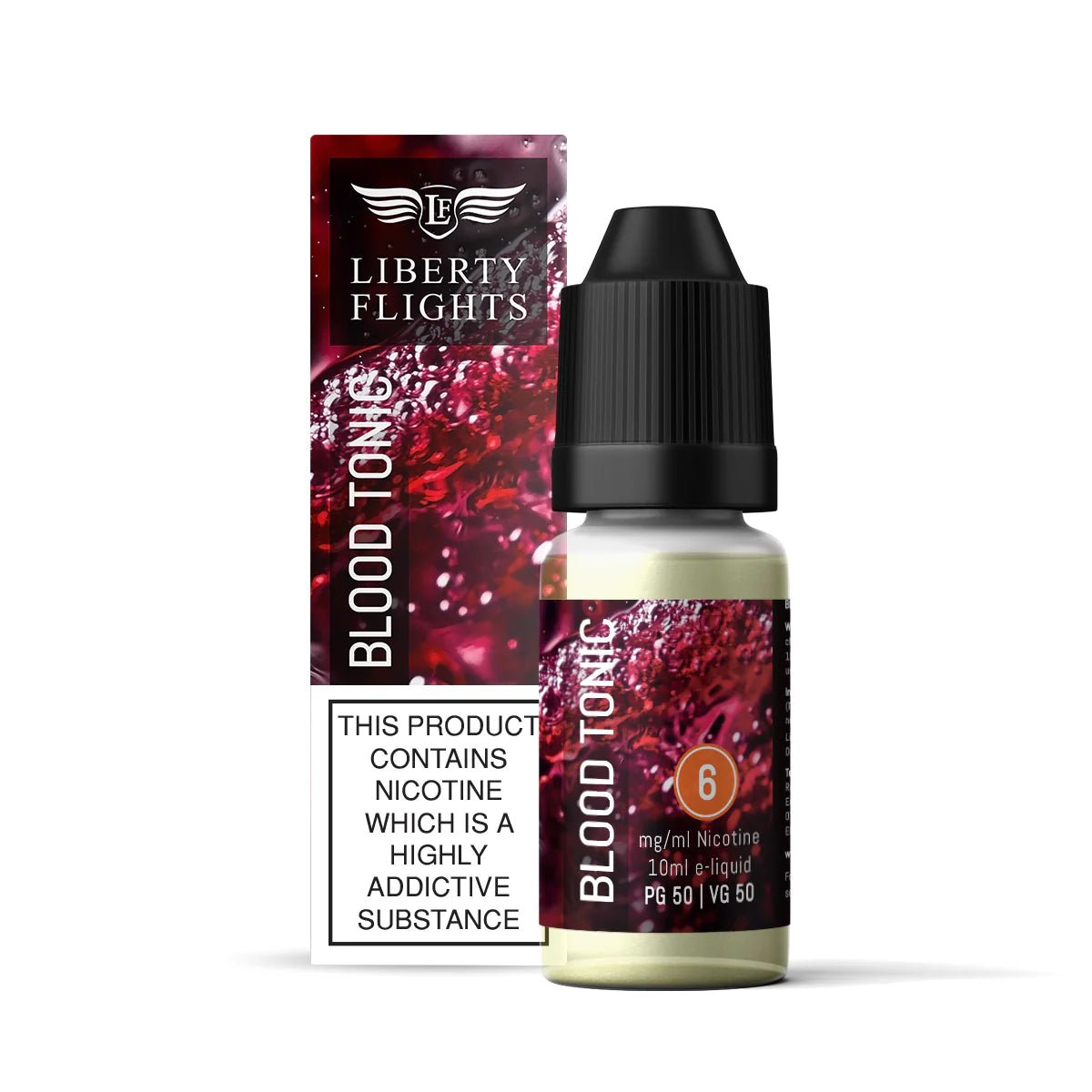 Blood Tonic Liberty Flights XO E-Liquid - VAPOURS CLUB