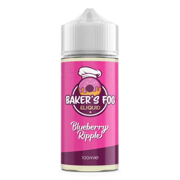 Blueberry Ripple Baker's Fog Shortfill 100ml 0mg E-Liquid - VAPOURS CLUB