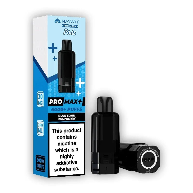 Blueberry Sour Raspberry Hayati Pro Max Plus Prefilled Pods - VAPOURS CLUB