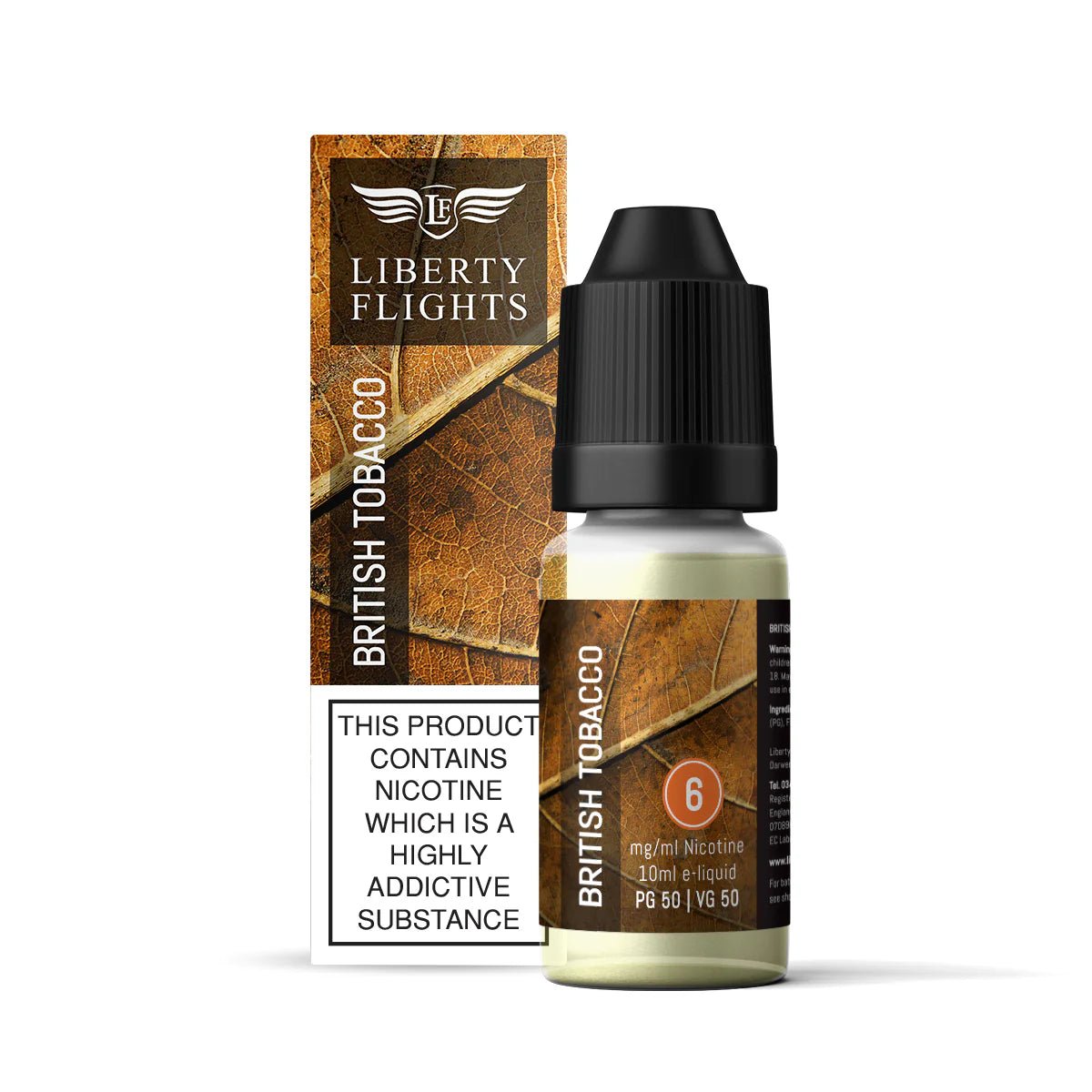 British Tobacco Liberty Flights XO E-Liquid - VAPOURS CLUB