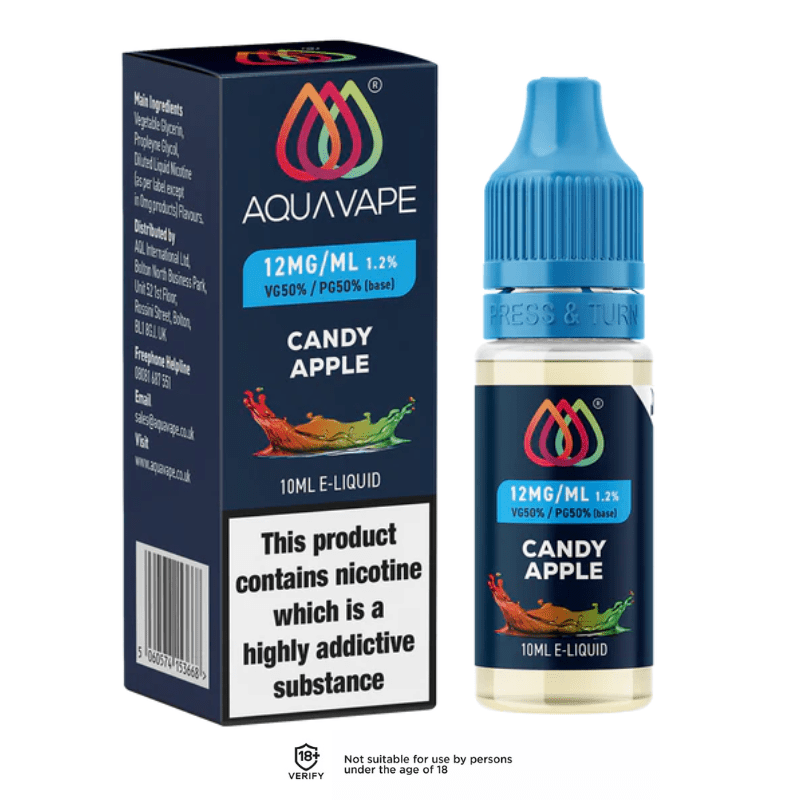 Candy Apple AQUA VAPE E-Liquid - VAPOURS CLUB