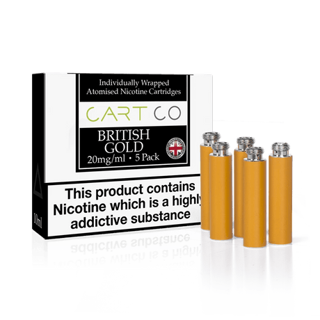 Cart Co British Gold Tobacco Refills | VIP Compatible - VAPOURS CLUB