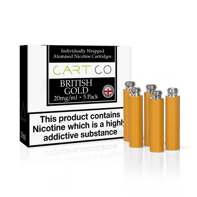Cart Co British Gold Tobacco Refills | VIP Compatible - VAPOURS CLUB