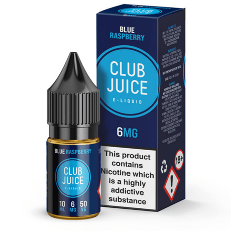 Club Juice Blue Raspberry E-Liquid | 3mg, 6mg, 12mg & 18mg - VAPOURS CLUB